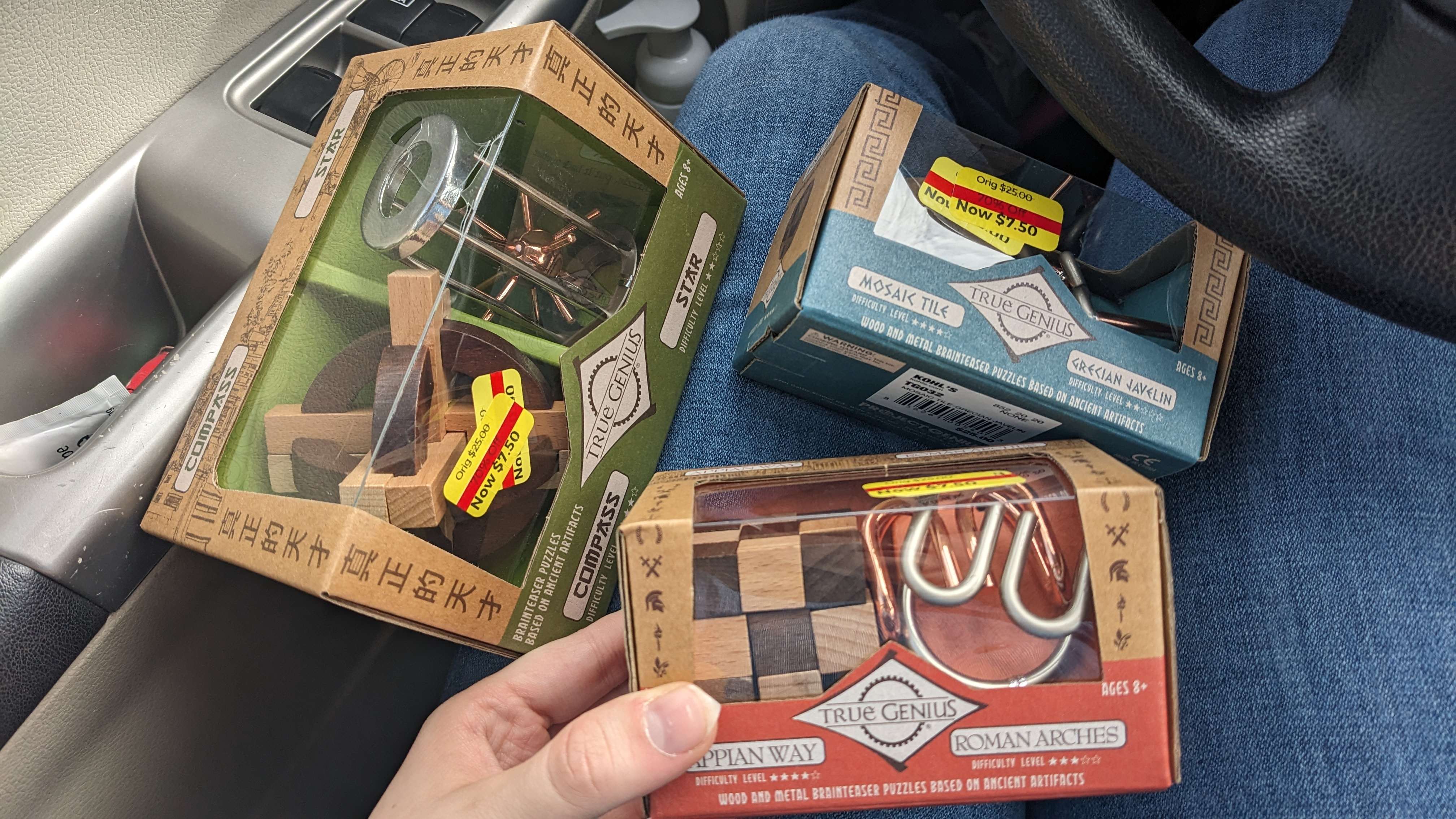 got three puzzle sets for cheap